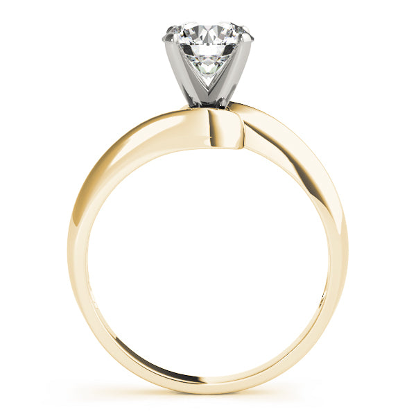 Bypass Solitaire Engagement Ring