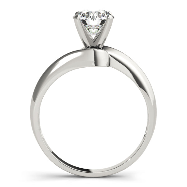 Bypass Solitaire Engagement Ring
