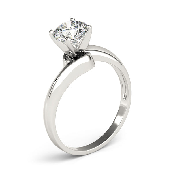 Bypass Solitaire Engagement Ring