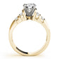 Multirow Bar Set Engagement Rings