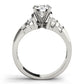 Multirow Bar Set Engagement Rings