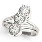 3-Stone Round Engagement Ring