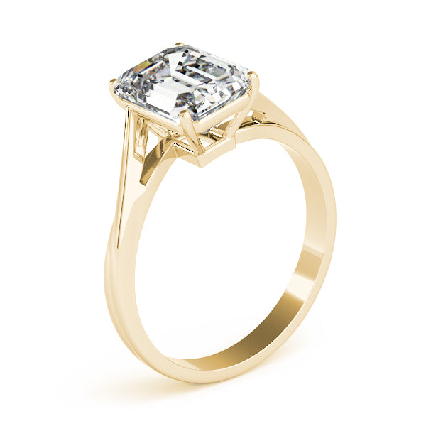 Bypass Solitaire Engagement Rings