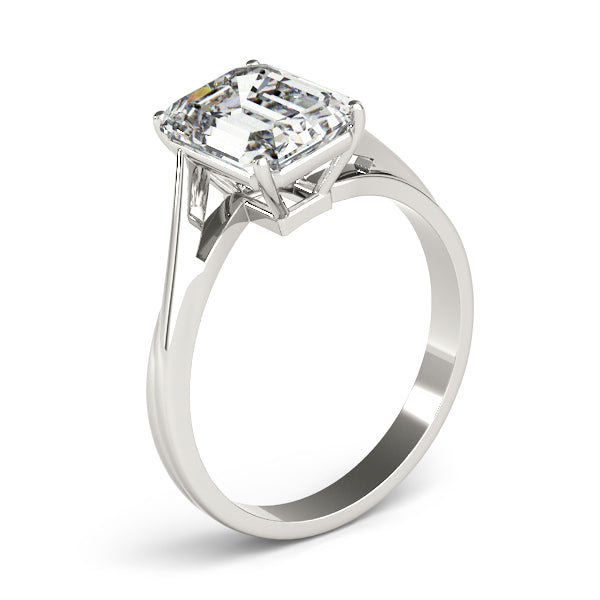 Bypass Solitaire Engagement Rings