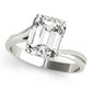 Bypass Solitaire Engagement Rings