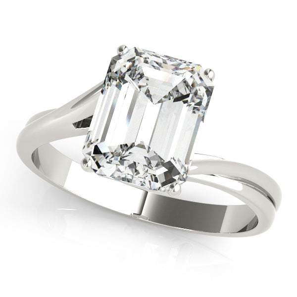 Bypass Solitaire Engagement Rings