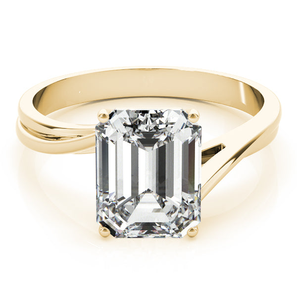 Bypass Solitaire Engagement Rings
