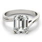 Bypass Solitaire Engagement Rings