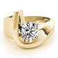 Bypass Solitaire Engagement Ring