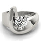 Bypass Solitaire Engagement Ring