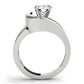 Bypass Solitaire Engagement Ring