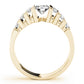 Multirow Bar Set Engagement Ring