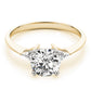 3-Stone Trillion Engagement Ring