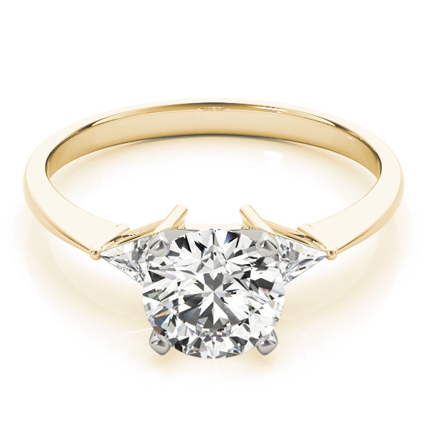 3-Stone Trillion Engagement Ring