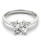 3-Stone Trillion Engagement Ring
