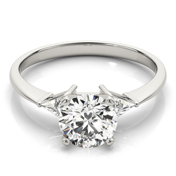 3-Stone Trillion Engagement Ring
