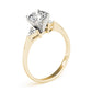 3-Stone Trillion Engagement Ring