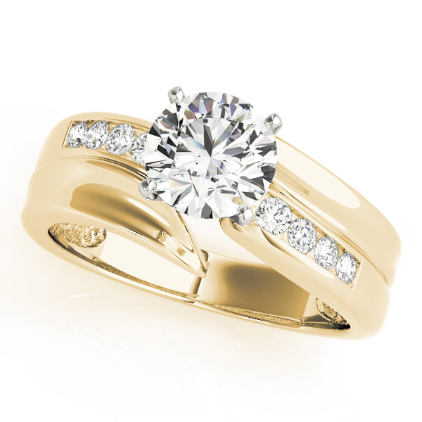 Channel Set Bypass Engagement Ring