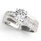 Channel Set Bypass Engagement Ring