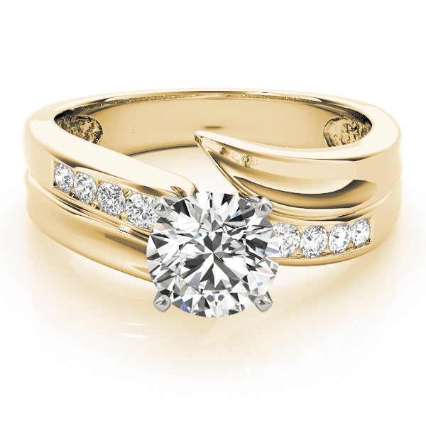 Channel Set Bypass Engagement Ring