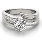 Channel Set Bypass Engagement Ring