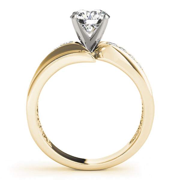 Channel Set Bypass Engagement Ring