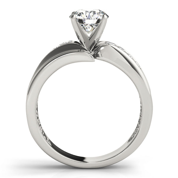 Channel Set Bypass Engagement Ring