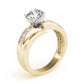 Channel Set Bypass Engagement Ring