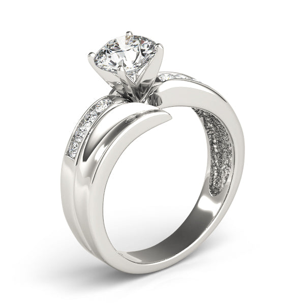Channel Set Bypass Engagement Ring