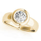 Solitaire Bezel Set Engagement Ring