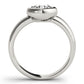 Solitaire Bezel Set Engagement Ring