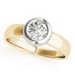 Solitaire Bezel Set Engagement Rings