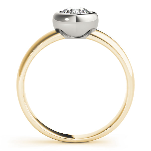 Solitaire Bezel Set Engagement Rings