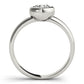 Solitaire Bezel Set Engagement Rings