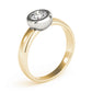 Solitaire Bezel Set Engagement Rings