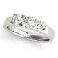3-Stone Round Engagement Rings