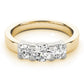 3-Stone Round Engagement Rings