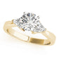 3-Stone Trillion Shape Engagement Ring