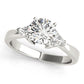 3-Stone Trillion Shape Engagement Ring