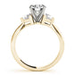 3-Stone Trillion Shape Engagement Ring