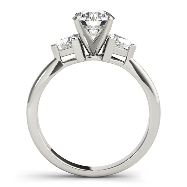 3-Stone Trillion Shape Engagement Ring