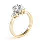 3-Stone Trillion Shape Engagement Ring