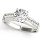 Channel Set Single Row Engagement Ring