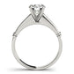 Channel Set Single Row Engagement Ring