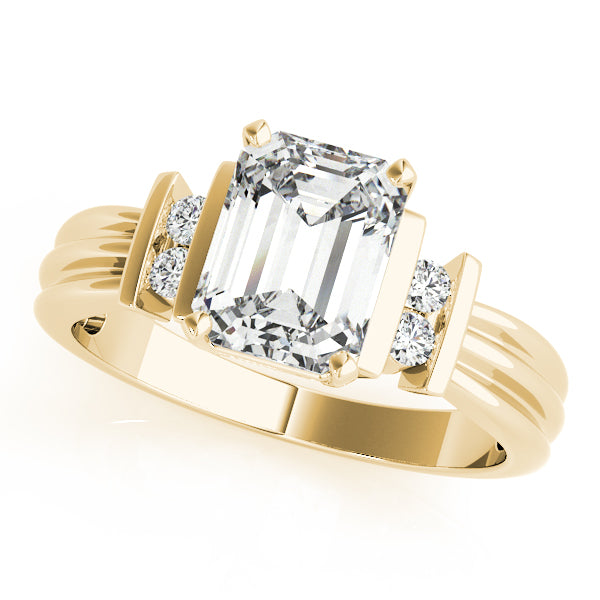 Bar Set Emerald Color Ring