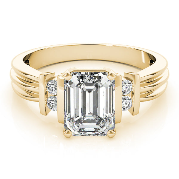Bar Set Emerald Color Ring