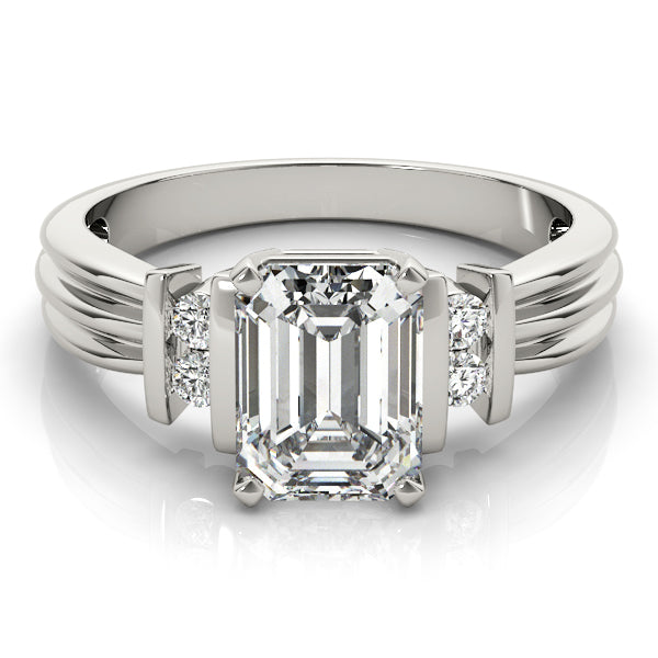 Bar Set Emerald Color Ring