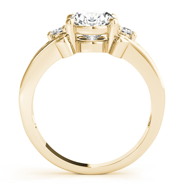 Solitaire Plus Braided Shank Engagement Ring