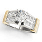 Channel Set Princess Cut Engagement Rings