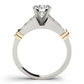 Channel Set Princess Cut Engagement Rings